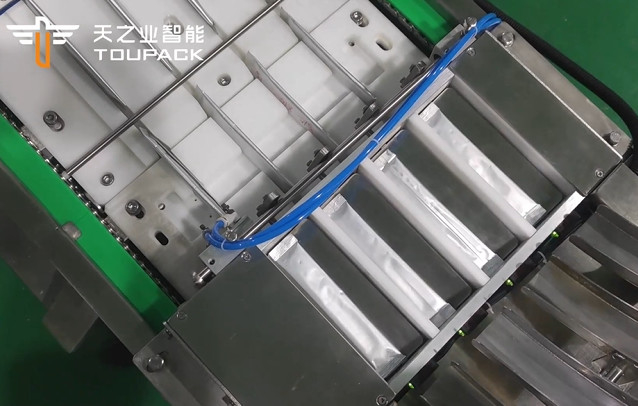 máquina de control y clasificación de peso de carril múltiple de alta precisión de la máquina empacadora de pesador multicabezal 1200w