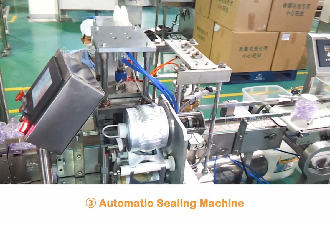 El lavadero automático del pesador de Multihead de 10 cabezas gotea el tarro puede sistema del embotellado y del embalaje