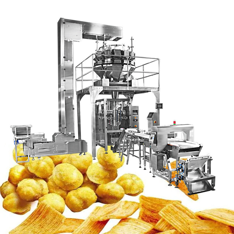 Comida vertical de la empaquetadora del pesador principal multi automático del CE/patatas del palomita/fritas