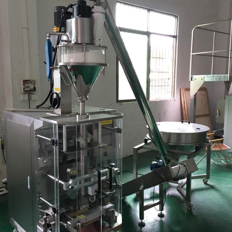 Envases de fábrica de la bolsa de café de la leche de proteínas de especias en polvo botella de pequeño volumen sachet de la máquina de llenado de polvo 500g-1000g