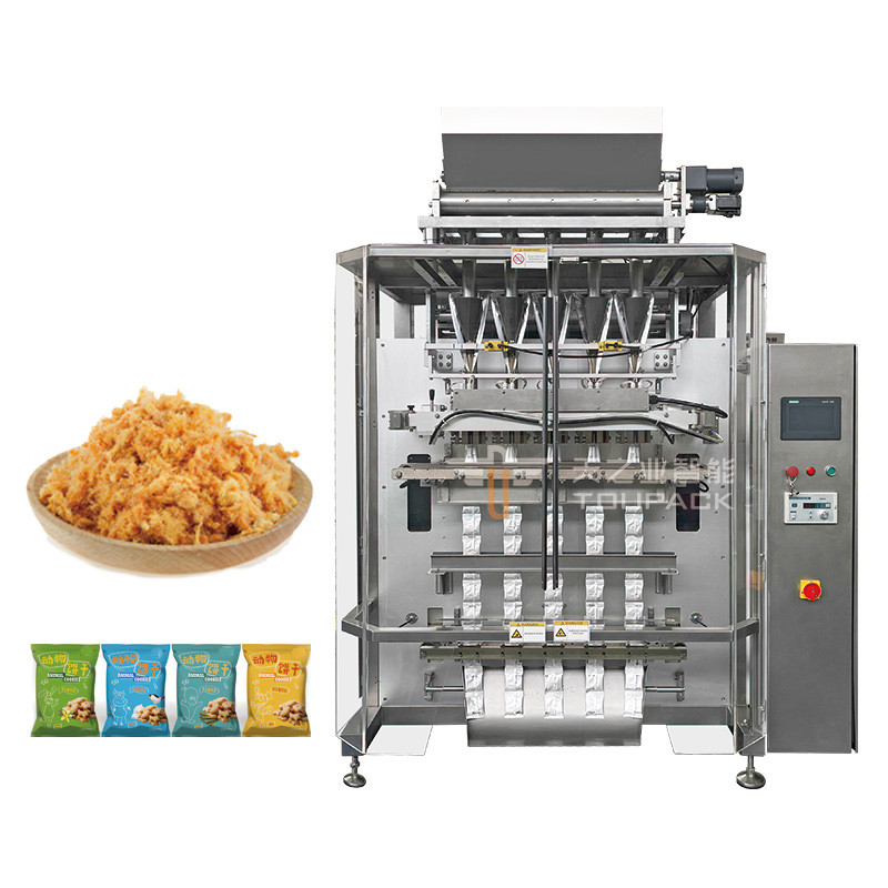 Máquina automática de llenado de polvo de mezcla de bebidas deportivas de 20g 40g 80g multilane 4 líneas
