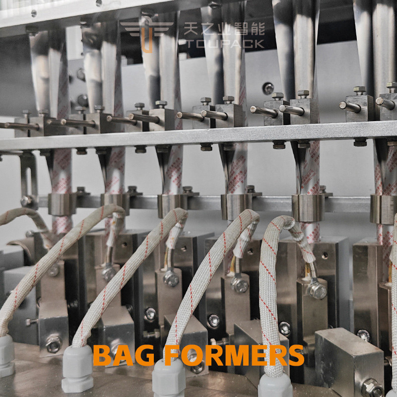 Máquina automática de llenado de polvo de mezcla de bebidas deportivas de 20g 40g 80g multilane 4 líneas