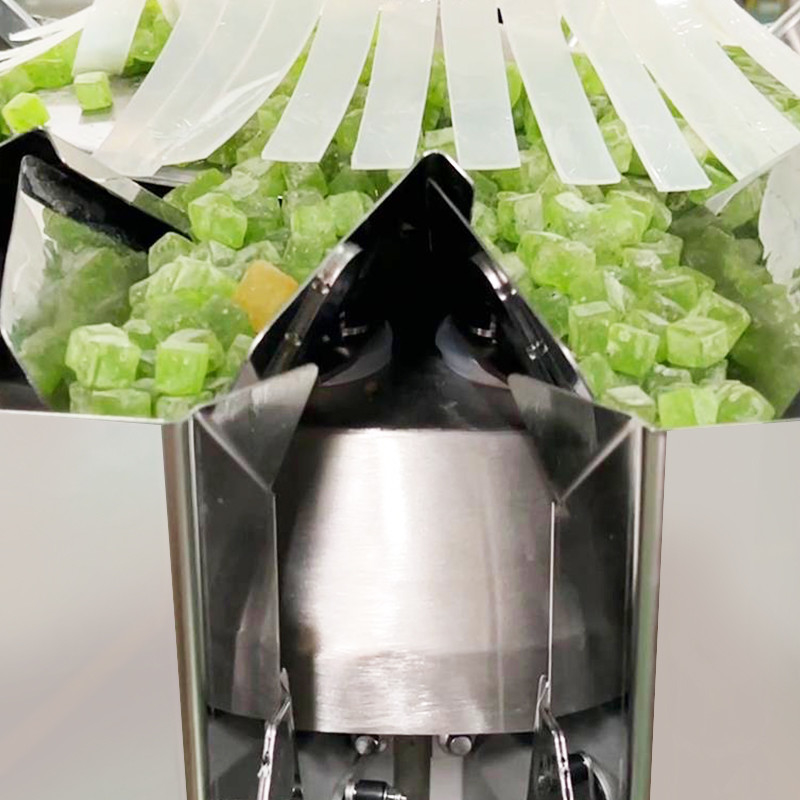 Máquina de embalaje vertical de nueces de pistacho de alta eficiencia con accionamiento por PLC para sellar, envolver, etiquetar, llenar y envasar