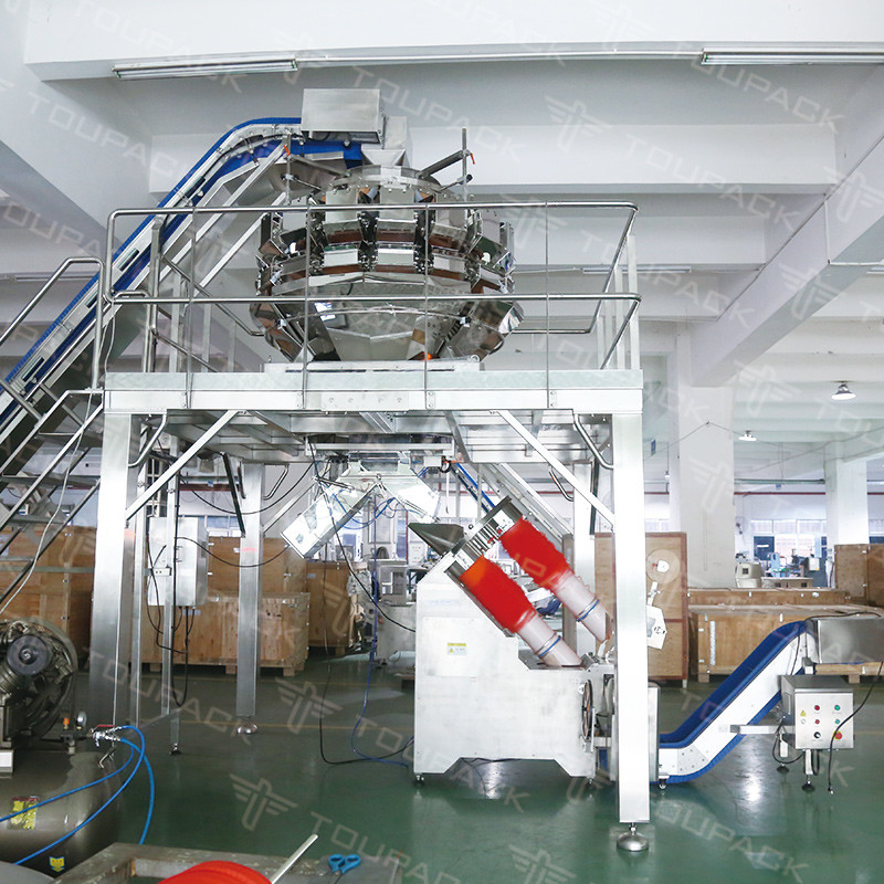 Máquina de embalaje de bolsas de malla Bolsas de malla de cebolla Máquina de recorte de frutas y verduras Máquina de embalaje de malla