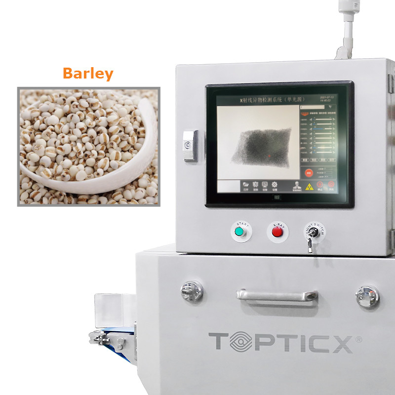 Detector de metales de alta sensibilidad de seguridad alimentaria para productos de latas de metal con rechazadores Escáner de rayos X de alimentos