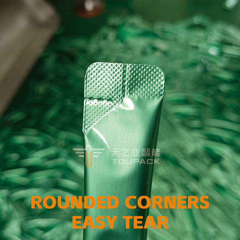 Máquina de embalaje y llenado de ketchup totalmente automática Vffs Multi Track Vertical 4 Sides Seal Sachet Tomato Sauce Envasadora