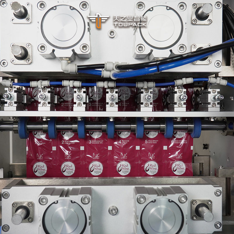 Botella de Irreguar vertical totalmente automática en forma de bolsillo Gel energético Salsa Miel Jugo Embalaje Embalaje Máquina de fábrica