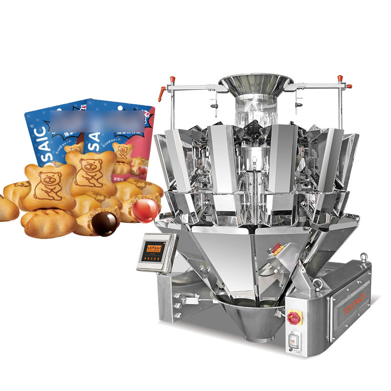 Fully Automatic 14 Heads Multihead Weigher Packing Machine with 220V and 1 Year Warranty for High Speed Granule Filling