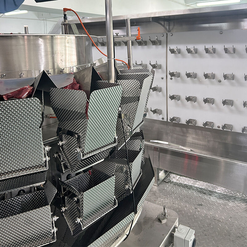 Máquina automática de envasado y llenado de bolsas Doypack de grado alimenticio para freír, mezclar, ensaladas, pesar y envasar, máquina de envasado de mariscos congelados