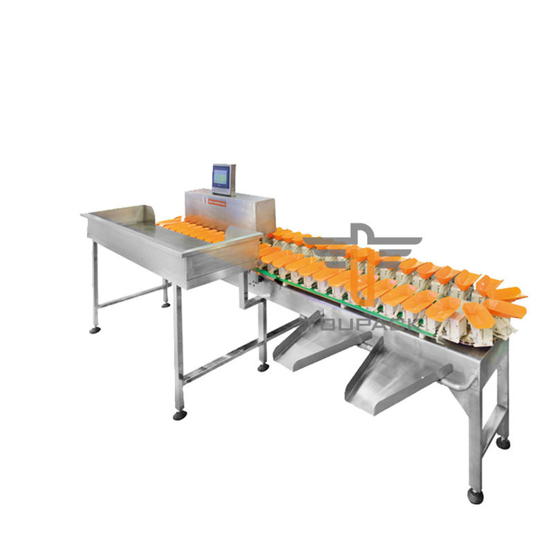 línea del transportador de 300Times/Min Max 500g que clasifica el sistema para la garra del pollo