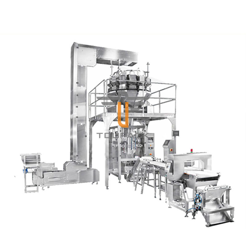 empaquetadora de 120bag/Min High Accuracy Multihead Weigher para los aros del queso y de la cebolla
