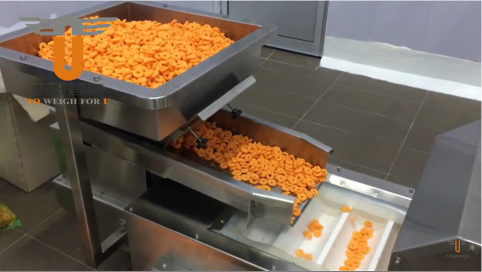 empaquetadora de 120bag/Min High Accuracy Multihead Weigher para los aros del queso y de la cebolla