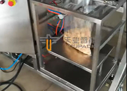 Carga e integración transportadoras automáticas completas de la empaquetadora para los snacks. Eficacia alta y alta exactitud