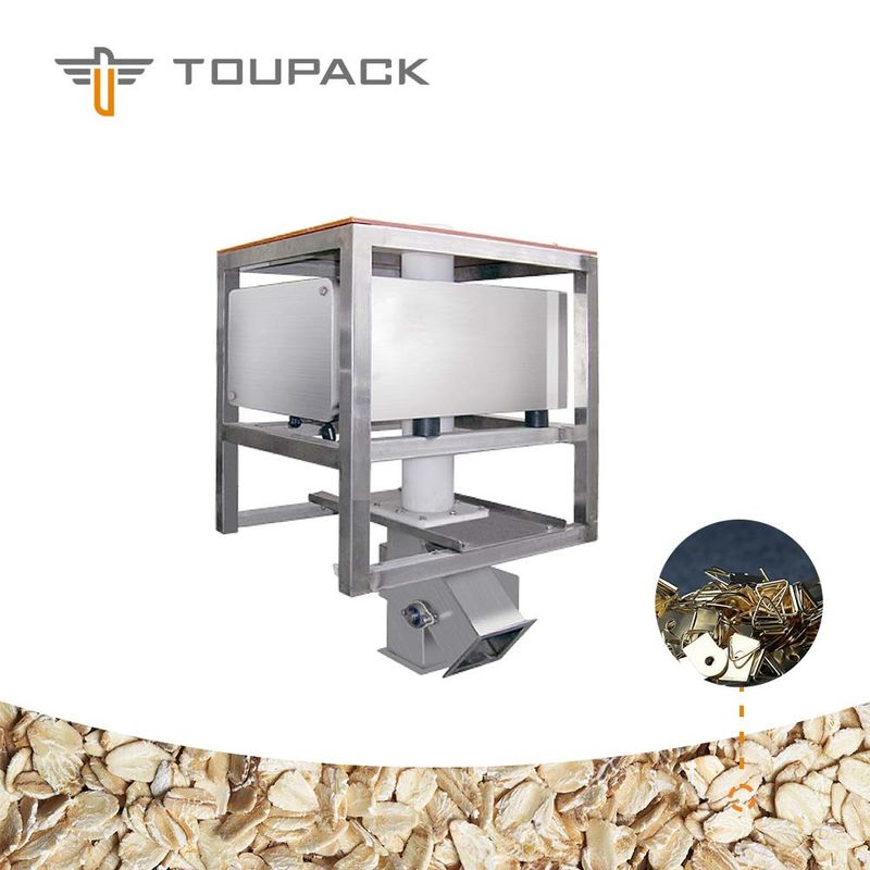 Máquina libre del detector de metales del tubo 3 Ton/H de la caída 75m m de la gravedad para el polvo seco