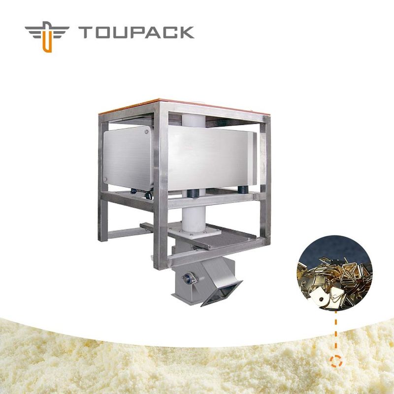 Máquina libre del detector de metales del tubo 3 Ton/H de la caída 75m m de la gravedad para el polvo seco