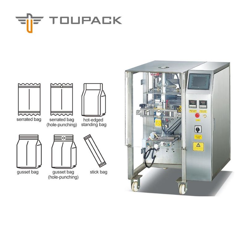 Control 100bags/Min Snack Food Packaging Machine, empaquetadora del PLC de las palomitas