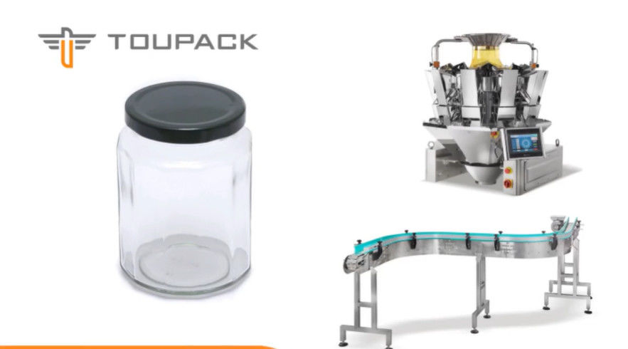 Pesaje del pesador de SUS304 Multihead y sistema de empaquetado autos para Cherry Frozen Fruits In Boxes