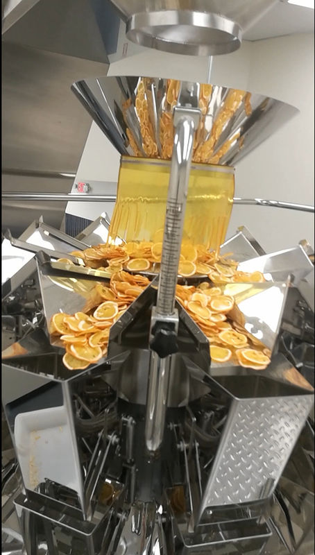 Pesador rotatorio de Multihead de la empaquetadora del PLC de 40 bolsos/del minuto para la bolsa preparada de antemano de Lemond de los frutos secos