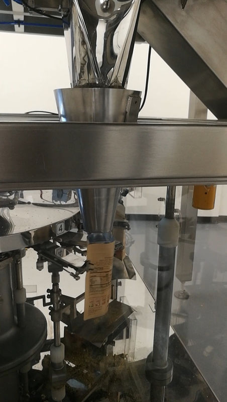 Pesador rotatorio de Multihead de la empaquetadora del PLC de 40 bolsos/del minuto para la bolsa preparada de antemano de Lemond de los frutos secos