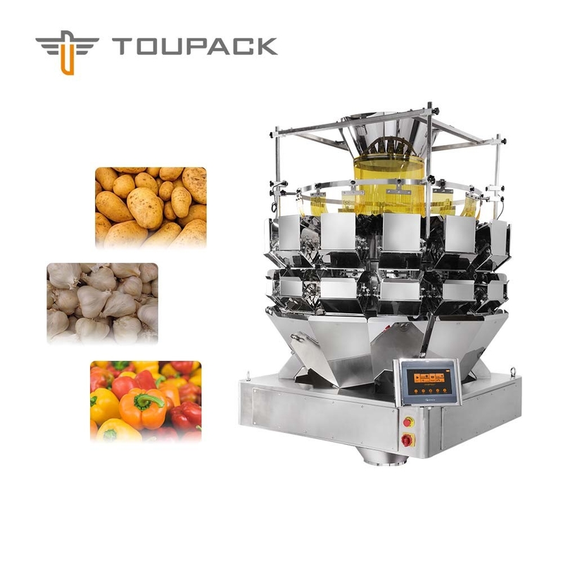Balanza de la combinación de Multihead del SUS 304 para los productos a granel
