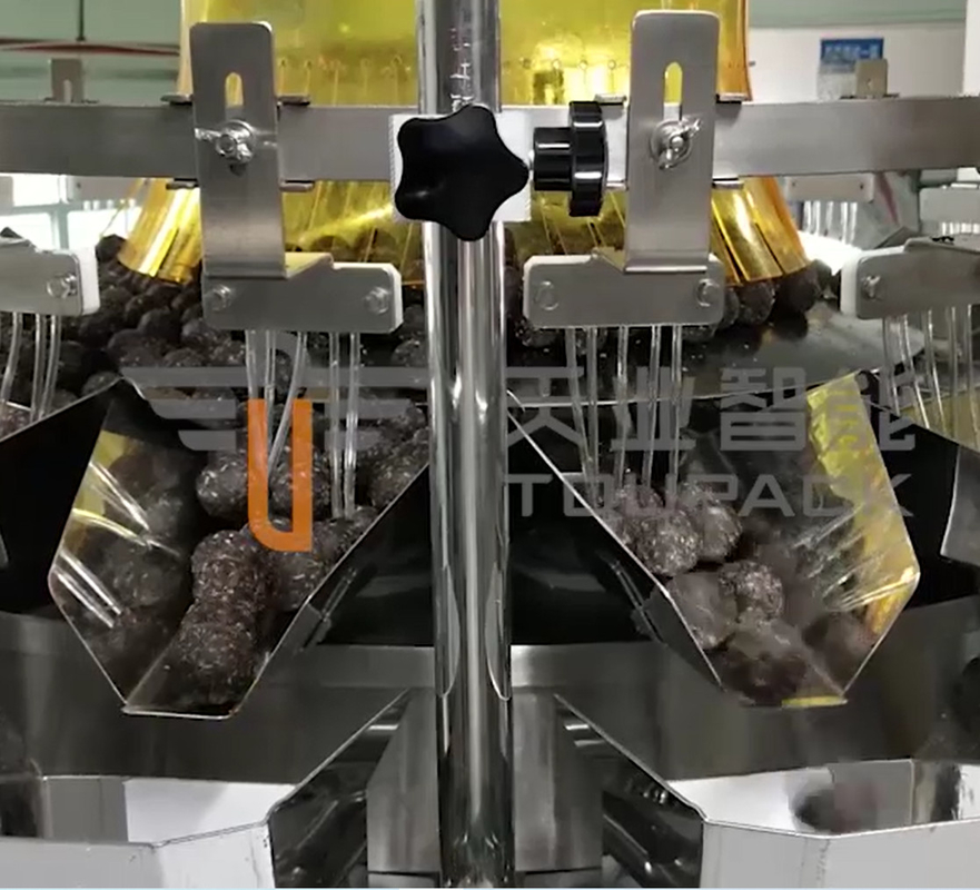 empaquetadora del pesador de 1.5K 28 Heppers 2.5L Multihead para el chocolate de la taza