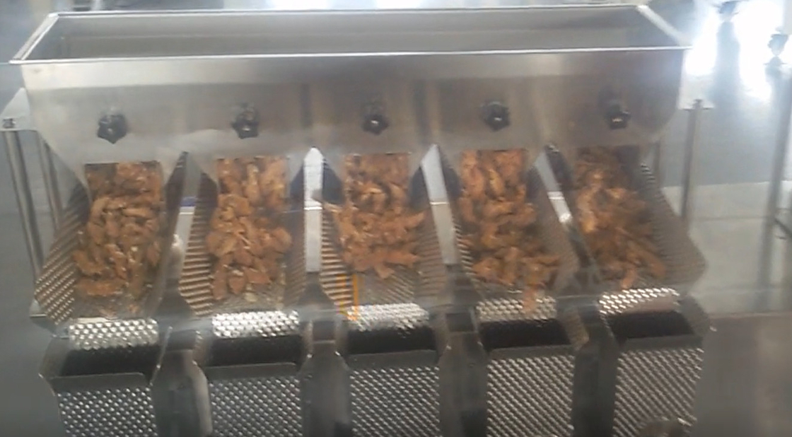Pesador principal multi del control de MCU para la carne cocinada que llena el bolso/el minuto de los alimentos de preparación rápida 50