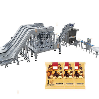 Cabeza de relleno automática de la cabeza 24 de la empaquetadora 20 que mezcla Multihead Meigher