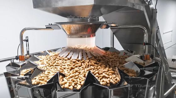 Levántese la empaquetadora de pesaje vertical de los anacardos del cacahuete de la empaquetadora 2.5kg de la bolsa