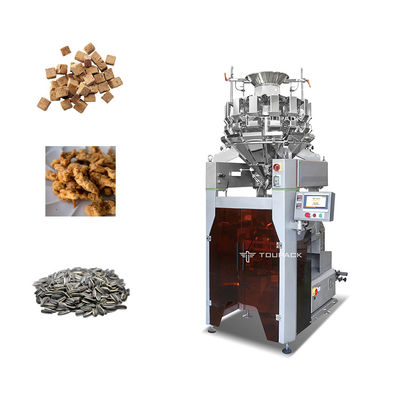 La semilla del melón granuló la carne desigual todo en una cabeza de pesaje de la empaquetadora 14