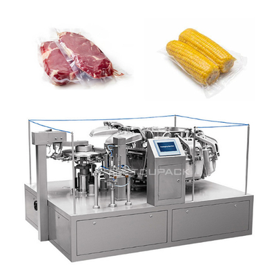 Relleno rotatorio automático del vacío SS304 y equipo que embala de alimentación de la empaquetadora