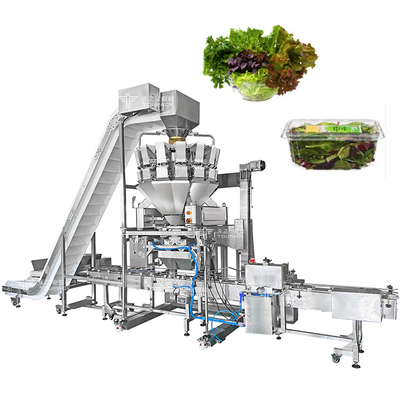 5.0L Máquina de embalaje de frutas y verduras Máquina automática de embalaje de ensaladas VFF Multihead Weigher