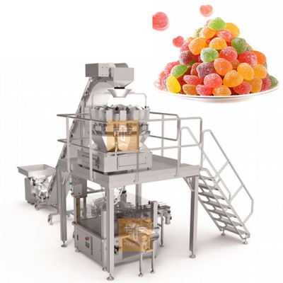 Sistema de pesaje y relleno de gomas de caramelo multifunción