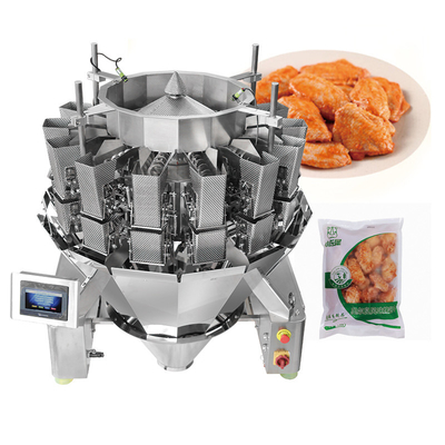 Fabricante de máquinas de envasado de carne con pesadora de múltiples cabezas