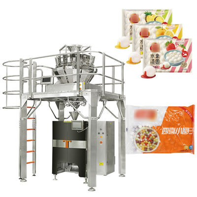 Máquina de embalaje de verduras y ensaladas verdes frescas VFFs Máquina de embalaje de bolsas de pesas múltiples Máquina de embalaje de bolas de carne