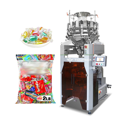 Caramelo de chocolate dulces blandos máquina de embalaje de pesaje inteligente de alta velocidad
