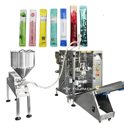 Bolso automático bolso pequeño enjuague bucal lavado lubricantes líquidos maquinaria de embalaje pesaje líquido y sistema de embalaje