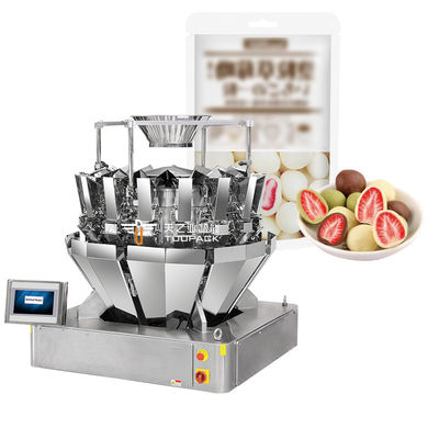 Máquina empacadora de bolsas verticales para snacks de frutos secos, cereales, dulces, galletas, cacahuetes, patatas fritas, semillas y galletas personalizadas