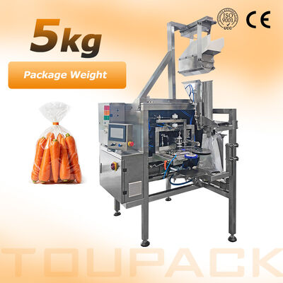 Máquina cerradora de bolsas automática profesional para envasado de frutas, verduras y productos agrícolas con rendimiento estable