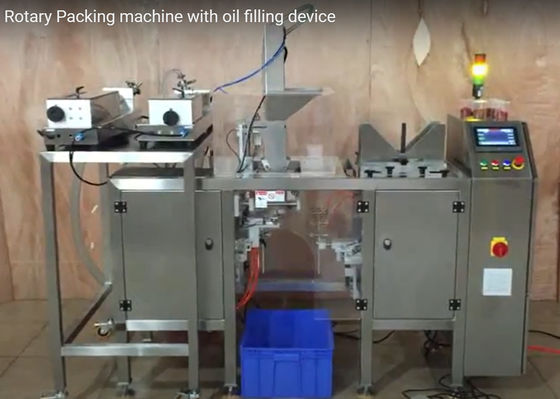 auto de 0.5L 60WPM que pesa la máquina de relleno y de aislamiento, embaladora del bolso