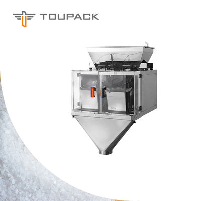 Empaquetadora granular doble de la cabeza 0.8L 304SUS para el condimento del arroz