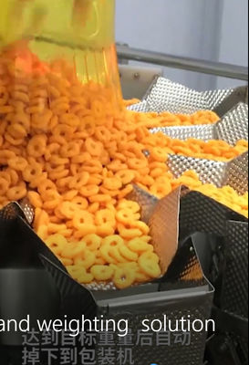 El PLC sopló pesador principal multi de la empaquetadora de los snacks