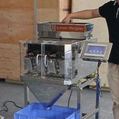 Empaquetadora linear principal del pesador 0.5L de 0.8KW 200g 4 80 P/M