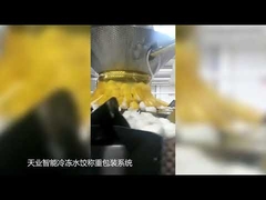 Sistema de embalaje y ponderación de los alimentos congelados