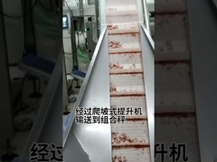 Solución de corte, transporte, clasificación, pesaje y envasado para productos de carne fresca