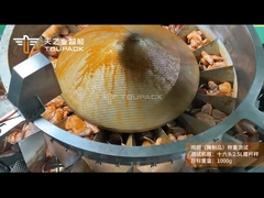 Comida en conserva pegajosa Alas de pollo y bistec de pollo Vorrillo Pesador multi-cabeza