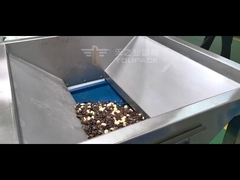 Envasado en bolsas de malla para pesas de frijoles blancos