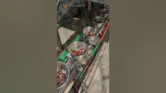 Línea de embalaje para pesas mixtas de alimento para loros con 32 cabezas Pesadora multicabeza